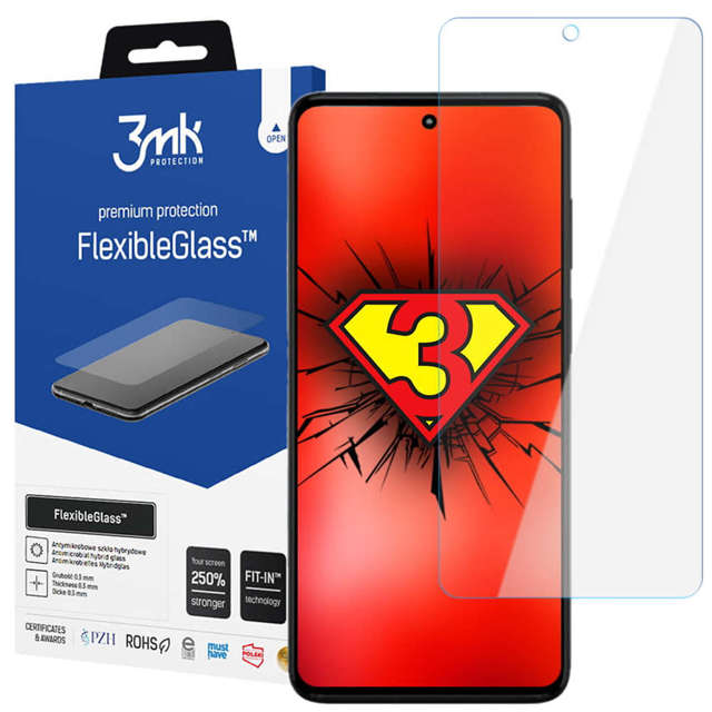 3mk Szkło hybrydowe ochronne Flexible Glass 7H do Motorola Moto G82 5G