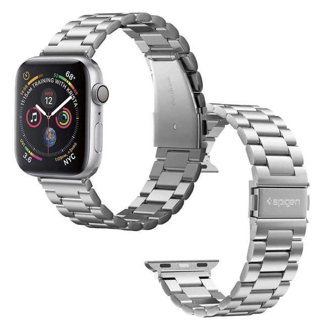 Bransoleta Spigen Modern Fit Band do Apple Watch 4/5/6/7/8/SE/Ultra (42/ 44/ 45/ 49 mm) silver