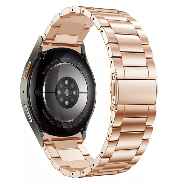 Bransoleta Stainless do  Samsung Galaxy Watch 4 / 5 / 5 Pro / 6 / 7 Blush Gold