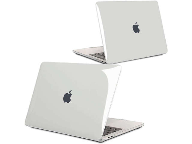 Etui Alogy Hard Case do Apple MacBook Pro 13 M1 2021 Przezroczyste + Folia + Nakładka na klawiaturę + Torba neopren