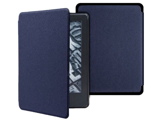 Etui Alogy Smart Case Kindle Paperwhite 4 2018/2019 granatowe + FOLIA