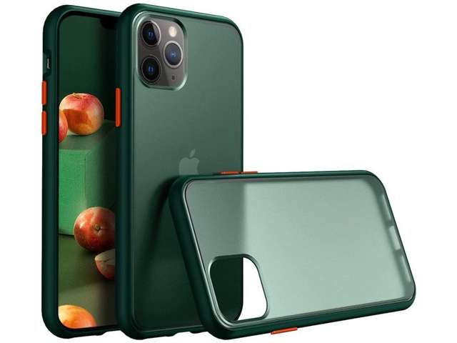 Etui Alogy matowe Bumper case do Apple iPhone 11 Pro Max zielone