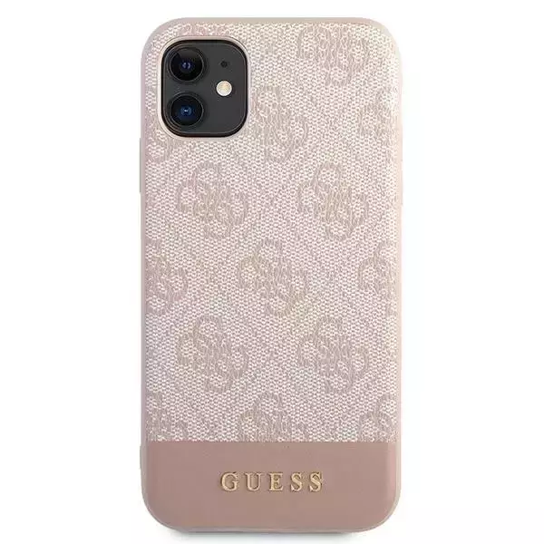 Etui Guess GUHCN61G4GLPI do iPhone 11 6,1" / Xr hard case 4G Stripe Collection