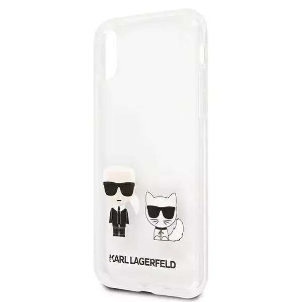 Etui Karl Lagerfeld KLHCI65CKTR do iPhone Xs Max hardcase Karl & Choupette