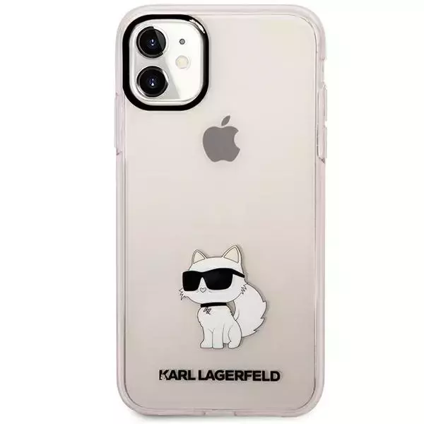 Etui Karl Lagerfeld KLHCN61HNCHTCP do iPhone 11 / Xr 6,1" hardcase Ikonik Choupette