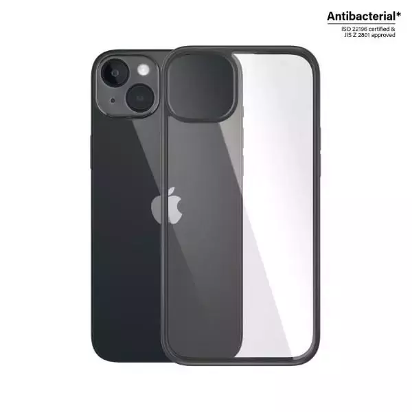 Etui PanzerGlass ClearCase do iPhone 14 Plus 6,7" Antibacterial czarny/black 0407