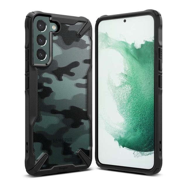 Etui Ringke Fusion X do Samsung Galaxy S22+ Plus Camo Black