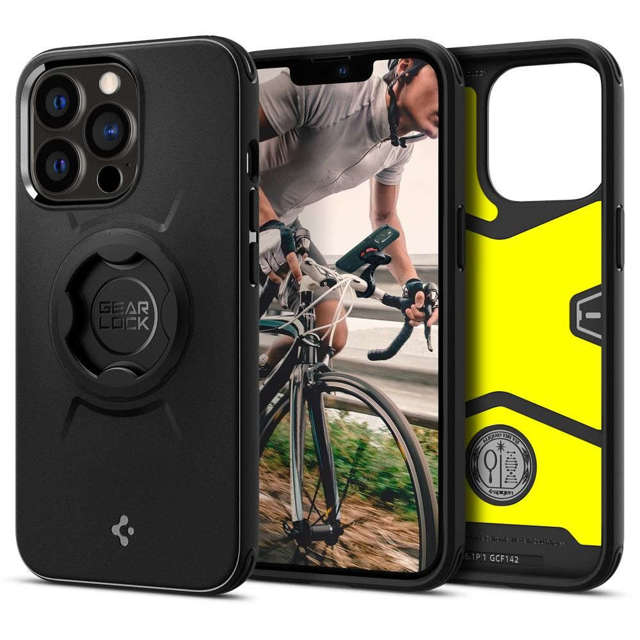 Etui Spigen Gearlock GCF142 bike mount do Apple iPhone 13 Pro Black