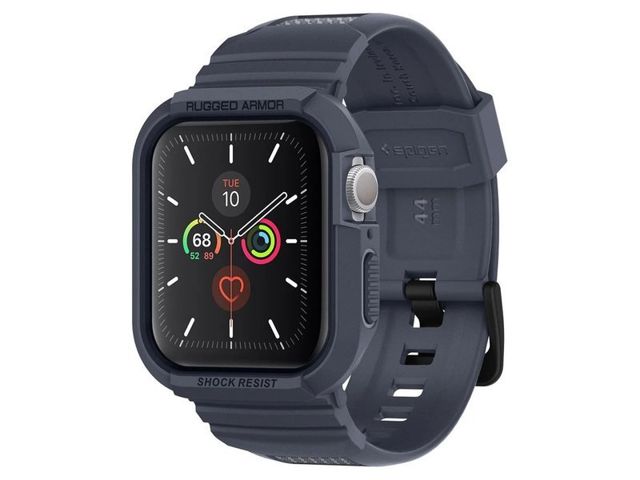 Etui Spigen Rugged Armor Pro do Apple Watch Series 4/5/6/SE 44mm Charcoal Grey