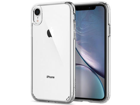 Etui Spigen Ultra Hybrid Apple iPhone Xr Crystal Clear +Szkło sgp