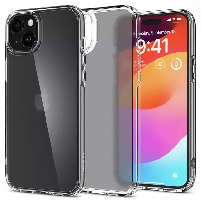 Etui Spigen Ultra Hybrid do iPhone 15 Plus - przezroczyste