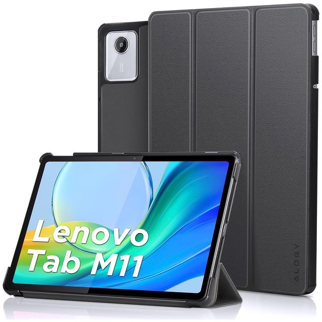 Etui do Lenovo Tab M11 10.95" TB330FU / TB330XU / TB331FC Book Case Cover z klapką obudowa futerał pokrowiec Alogy Szare + Rysik