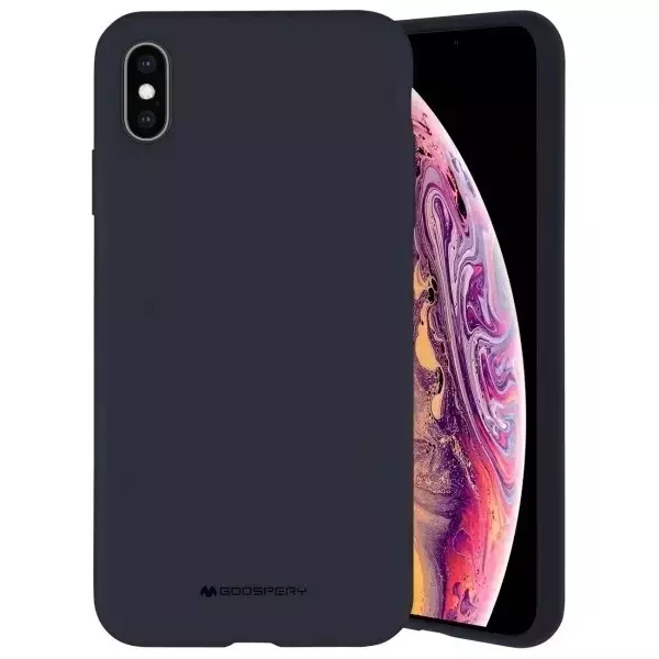 Etui na telefon Mercury Silicone do iPhone 12/12 Pro granatowy/navy