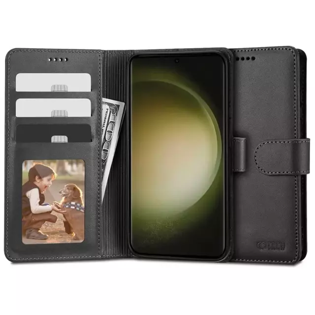 Etui na telefon TECH-PROTECT Wallet do Samsung Galaxy S23 Ultra Black