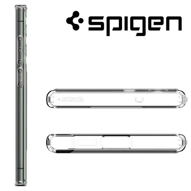 Etui ochronne Spigen Ultra Hybrid OneTap Ring MagSafe do Samsung Galaxy S23  Ultra Clear Black 
