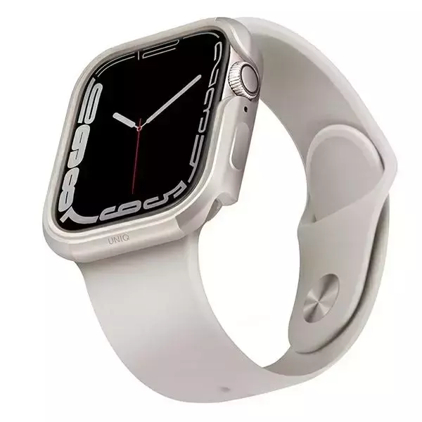 Etui ochronne UNIQ Valencia do Apple Watch Series 4/5/6/7/8/SE 45/44mm starlight