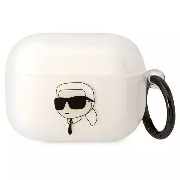 Etui ochronne na słuchawki Karl Lagerfeld do AirPods Pro cover transparent Karl`s Head 