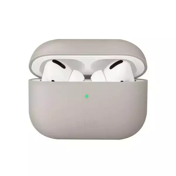 Etui ochronne na słuchawki UNIQ etui Lino do Apple AirPods Pro Silicone beżowy/beige ivory