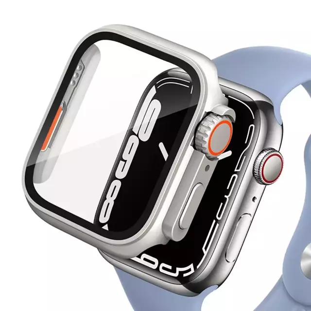 Etui ochronne nakładka Defense360 do Apple Watch 7 / 8 (45 mm) Titanium/orange