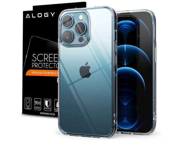 Etui ochronne obudowa Ringke Fusion do Apple iPhone 13 Pro Clear + Szkło