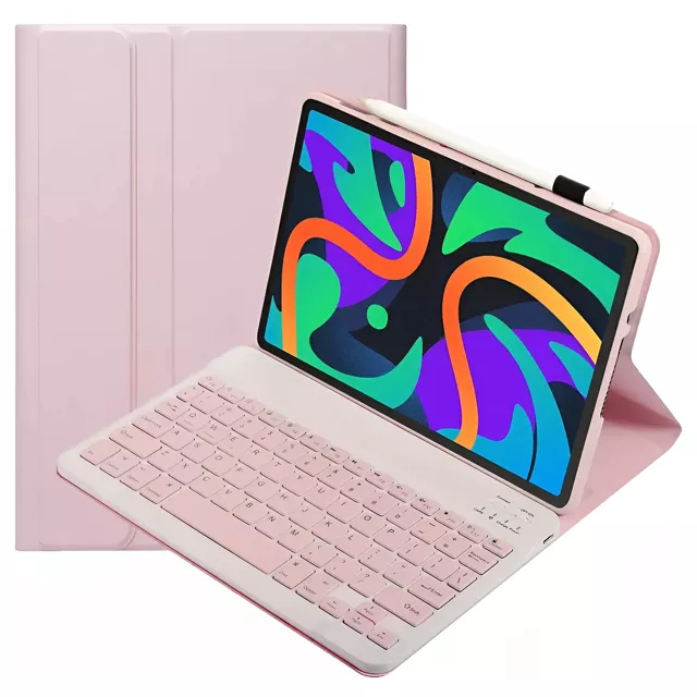 Etui ochronne z klawiaturą Alogy Keyboard case klawiatura bezprzewodowa do Lenovo Tab M11 10.95" TB330FU / TB330XU / TB331FC różowe