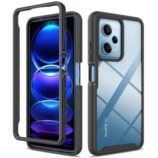 Etui pancerne Alogy Defense360 Pro + Screen Protector do Xiaomi Redmi Note 12 Pro / Poco X5 Pro Black