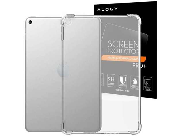 Etui pancerne ShockProof Alogy Case do Apple iPad 10.2 2019/2020/2021 clear + Szkło Alogy