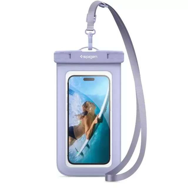 Etui wodoodporne Spigen A601 Universal Waterproof Case Aqua Blue