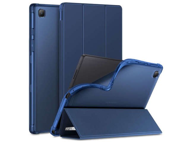 Etui z klapką Infiland Smart Stand do Galaxy Tab A7 10.4 T500/T505 Blue