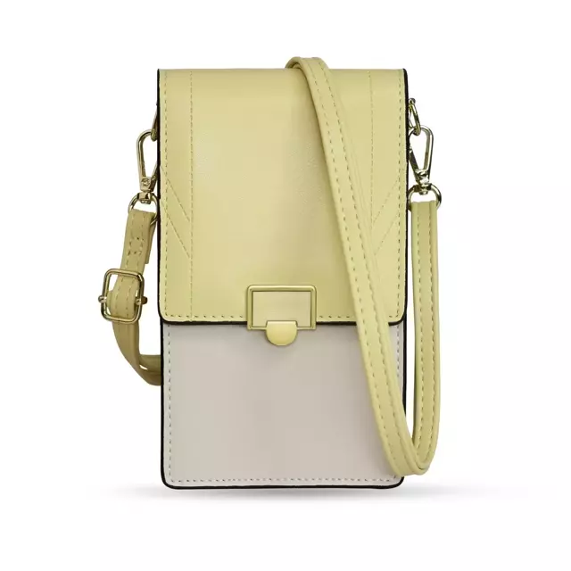Fancy Bag Case ręcznie robione etui wysokiej jakości torba torebka na smartfon z paskiem na ramię portfel złoty (model 2)