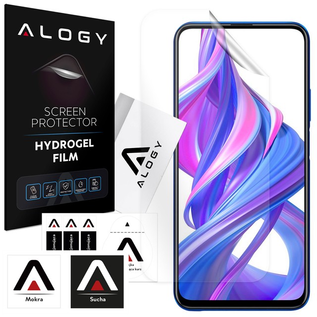 Folia Hydrożelowa do Honor 9X ochronna na telefon na ekran Alogy Hydrogel Film