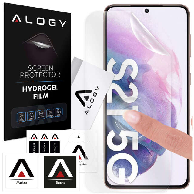 Folia Hydrożelowa do Samsung Galaxy S21 ochronna na telefon na ekran Alogy Hydrogel Film