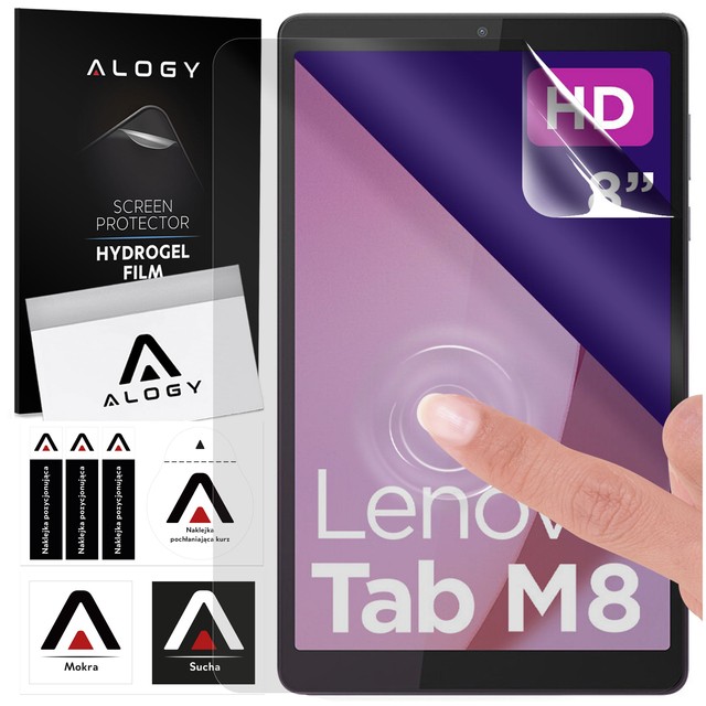 Folia ochronna Hydrożelowa hydrogel Alogy na tablet do Lenovo Tab M8 8.0 4gen TB-300FU TB-300XU