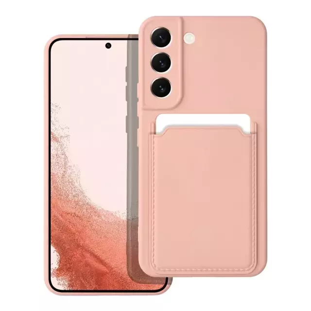 Futerał CARD CASE do SAMSUNG A53 5G różowy