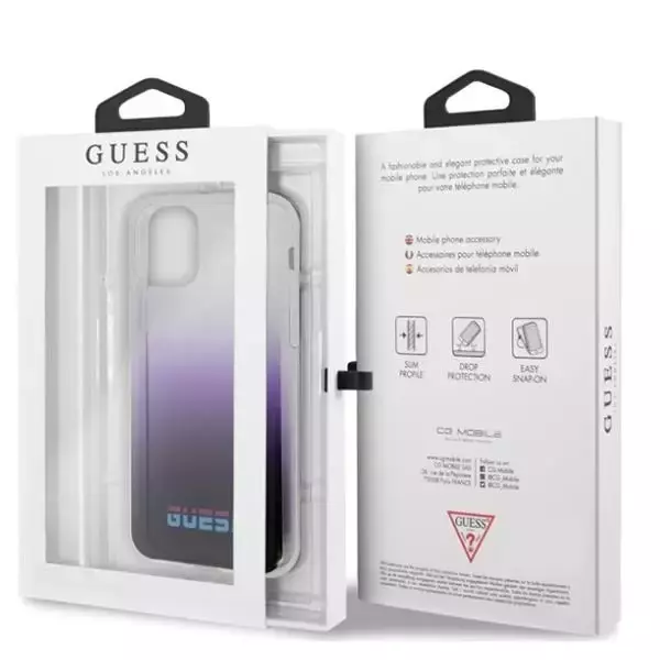 Guess GUHCN65DGCPI iPhone 11 Pro Max purpurowy/gradient purple hard case California