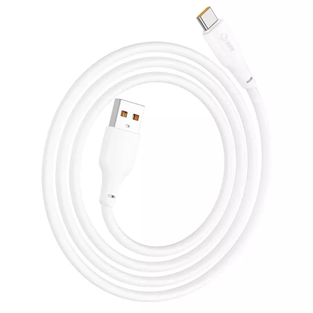 HOCO Kabel USB-A do Typ C X93 1 m Biały PD 100W 5A Szybkie Ładowanie