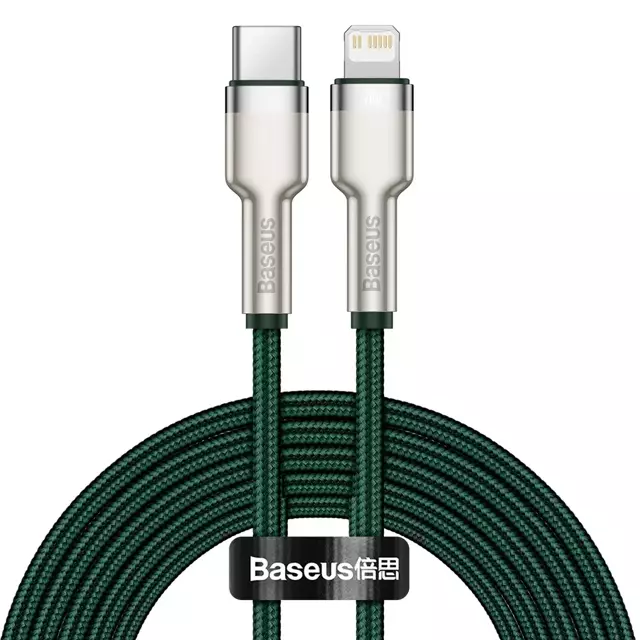 Kabel USB-C do Lightning Baseus 2m (zielony)