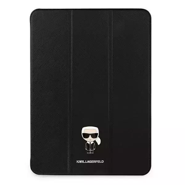 Karl Lagerfeld KLFC12OKMK iPad Pro 12.9 2020 / 2021 / 2022 / iPad Air 13 2024 Book Cover czarny/black Saffiano Karl Iconic