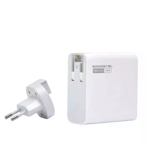 Ładowarka sieciowa Somostel Power Delivery Q25 PD + USB Biała