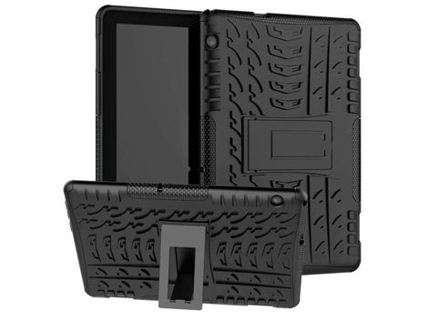 Pancerne etui Alogy do Huawei MediaPad T5 10.1 czarne + Szkło