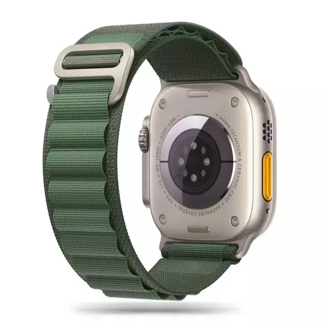Pasek do smartwatcha Nylon Pro Band do Apple Watch 4 / 5 / 6 / 7 / 8 / SE (38 / 40 / 41 MM) MILITARY GREEN