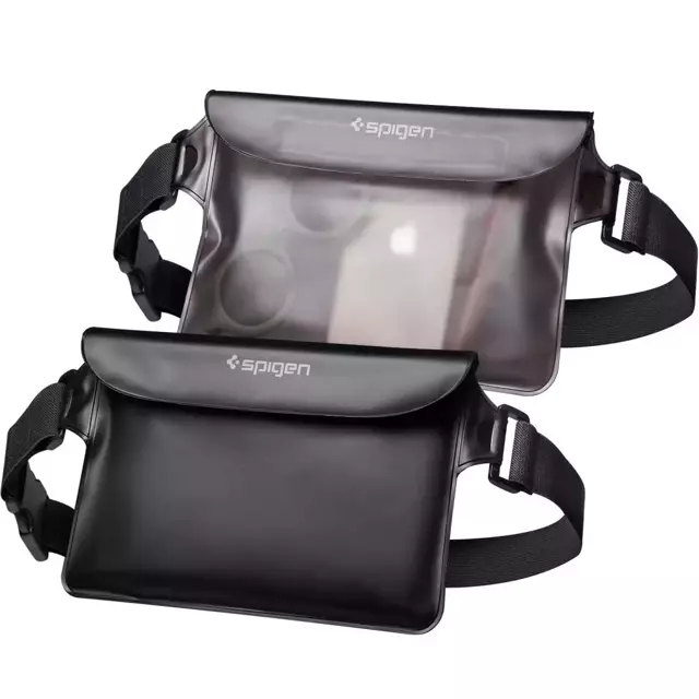 Saszetka Spigen A620 Universal Waterproof Waist Bag 2-Pac Black