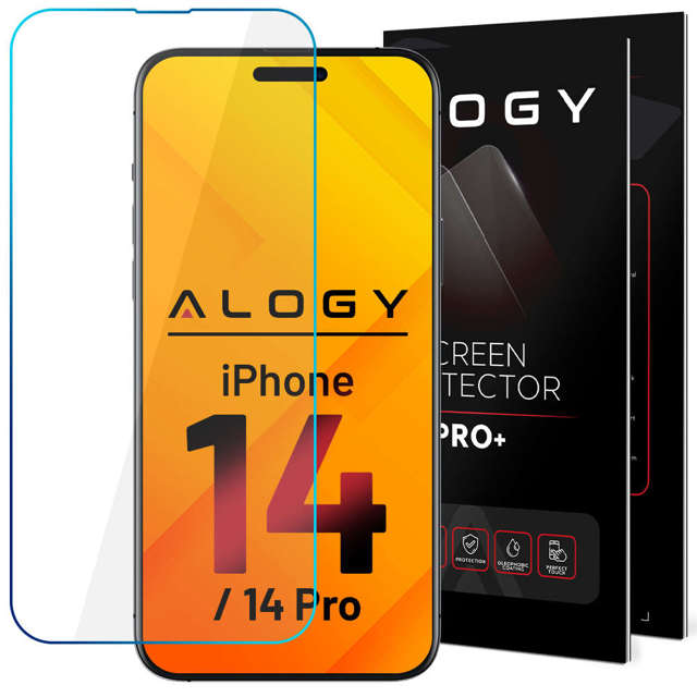 Szkło hartowane 9H Alogy ochrona na ekran do Apple iPhone 14/ 14 Pro