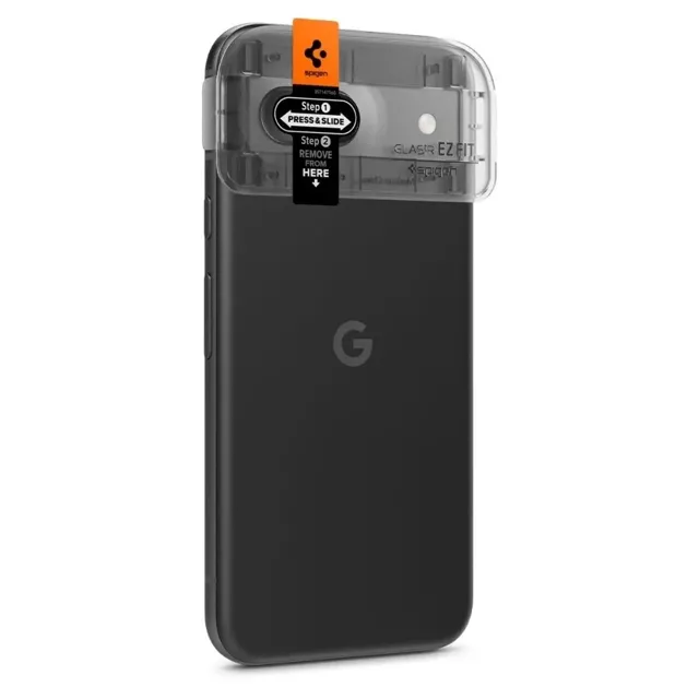 Szkło hartowane osłona aparatu Spigen Optik.TR ”EZ FIT” Camera Protector 2-pack do Google Pixel 8A Clear