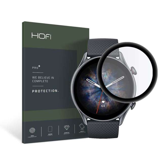 Szkło hybrydowe Hofi Hybrid Pro+ do Amazfit GTR 3 Pro Black