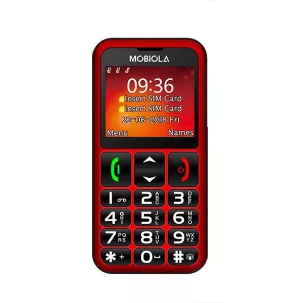 Telefon GSM Mobiola MB700 2G z dużym ekranem i funkcjami dla seniora