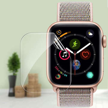 2x Folia ochronna Hydrożelowa hydrogel Alogy do smartwatcha do Apple Watch 3 (38mm)