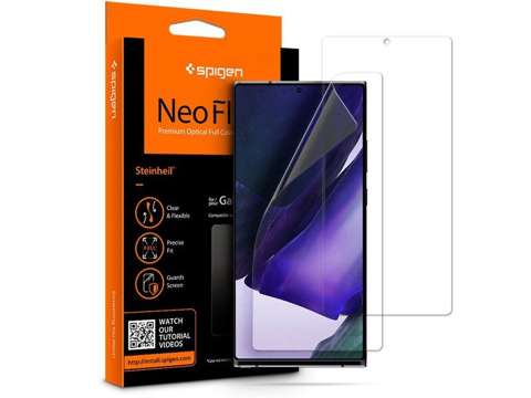 2x Folia ochronna Spigen Neo Flex HD do Galaxy Note 20 Ultra Case Friendly