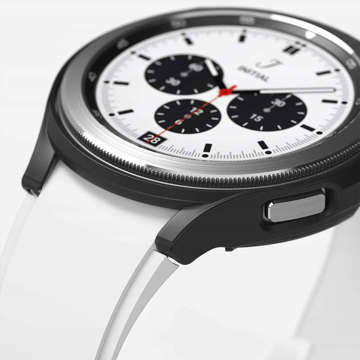 2x Nakładka ochronna obudowa Ringke Slim do Galaxy Watch 4 Classic 46mm Clear & Black