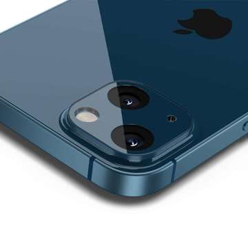 2x Oslona aparatu Spigen Optik.TR Camera Protector do Apple iPhone 13 Mini/ 13 Blue